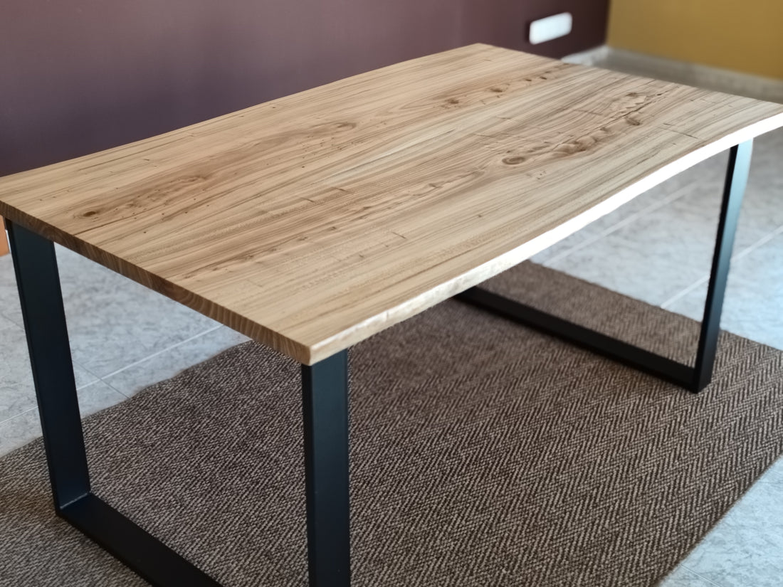 mesa en madera maciza de olmo de ErgoNatureWood