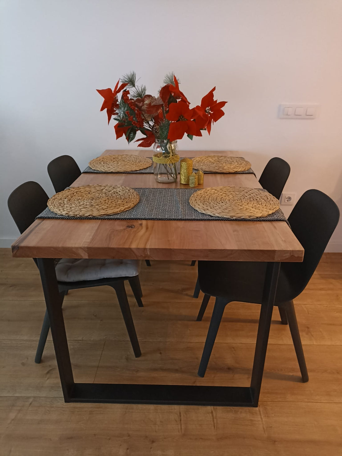 Mesa Comedor Madera Cerezo