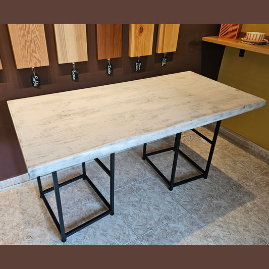 Tablero Pino Γbero Blanco Envejecido