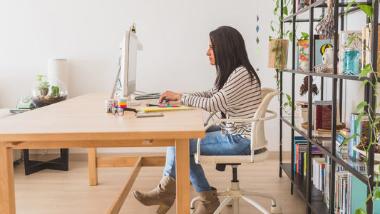 La altura ideal de una mesa de escritorio