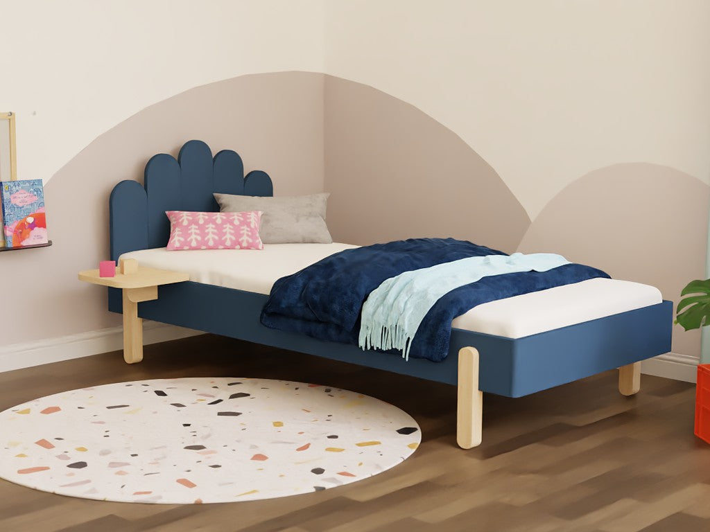 NOVA Hanging Wooden Bedside Table – Transparent Oil