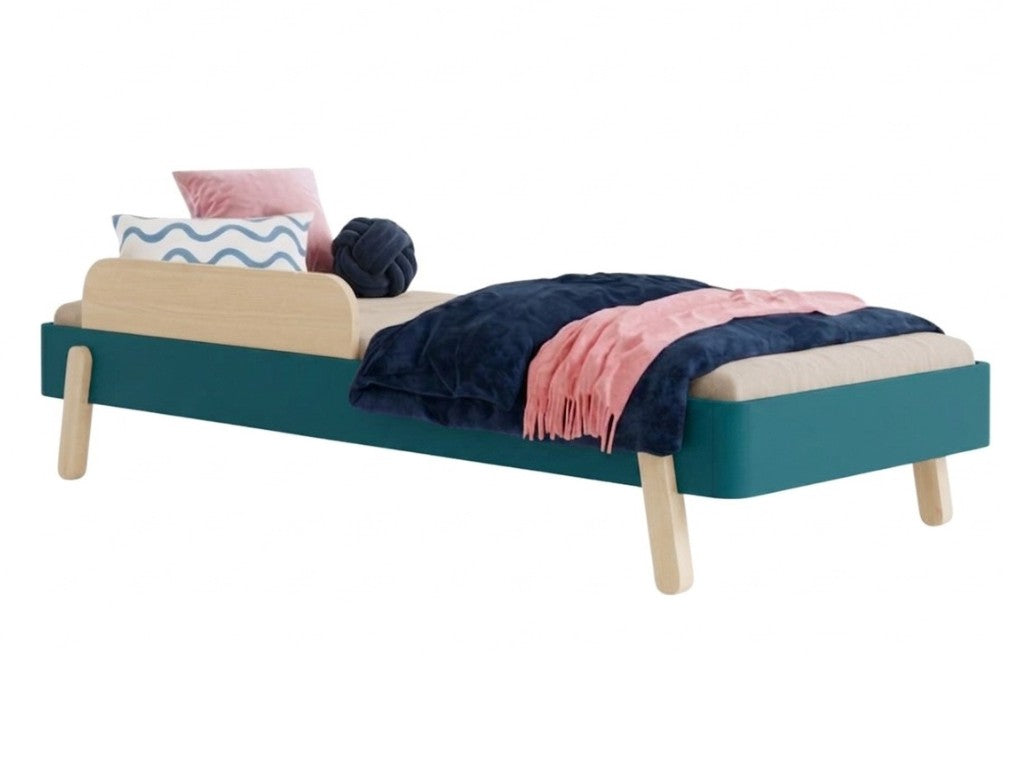 NOVA Wooden Single Bed – 90 × 200 cm