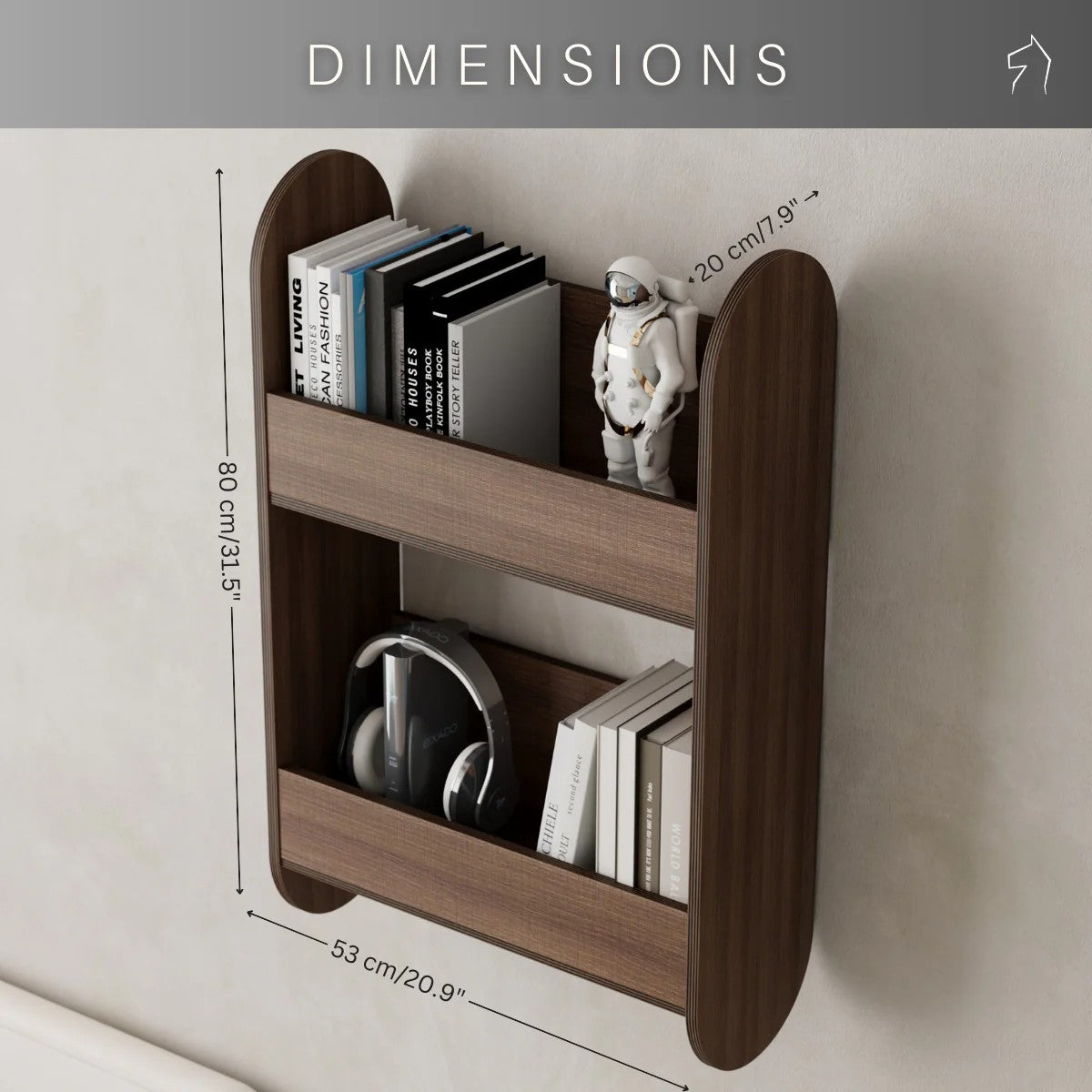 Kids Wooden Bookshelves CAPSULE - Large