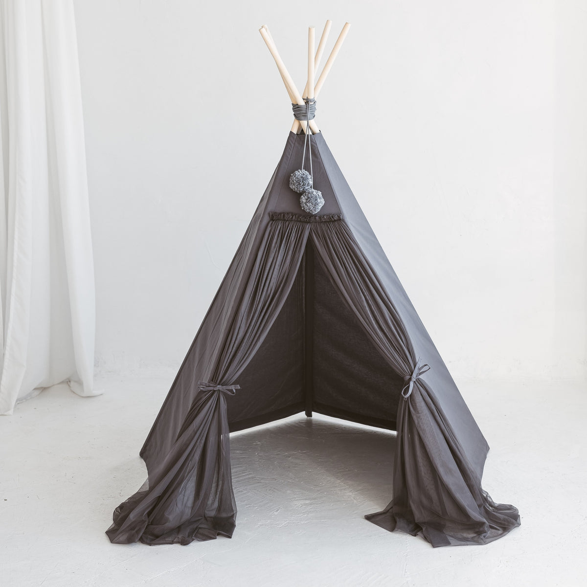 Fairy Kids Play Tent with Tulle – Ecru