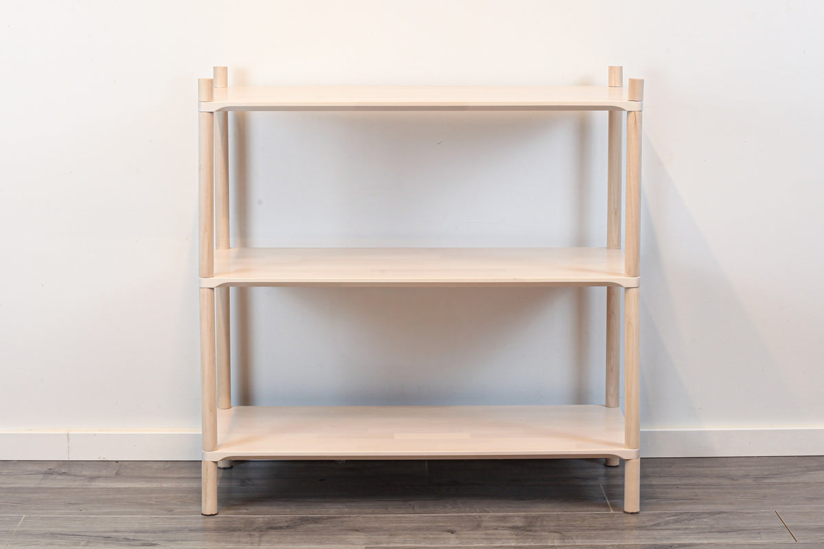Montessori-Inspired Wooden Shelving Unit Medium, 3 Shelves