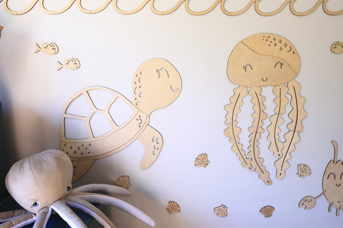 Wooden Wall Decoration - Turtle