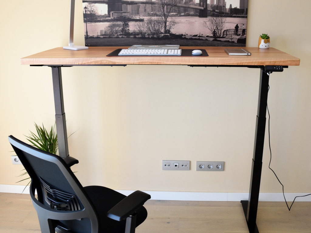 Mesa Elevable Madera Natural - Cerezo - Premium
