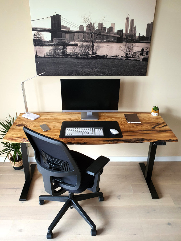 Mesa Elevable Madera Natural - Olivo - Premium