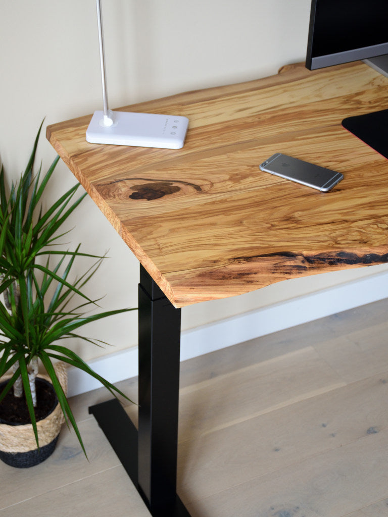 Mesa Elevable Madera Natural - Olivo - Premium