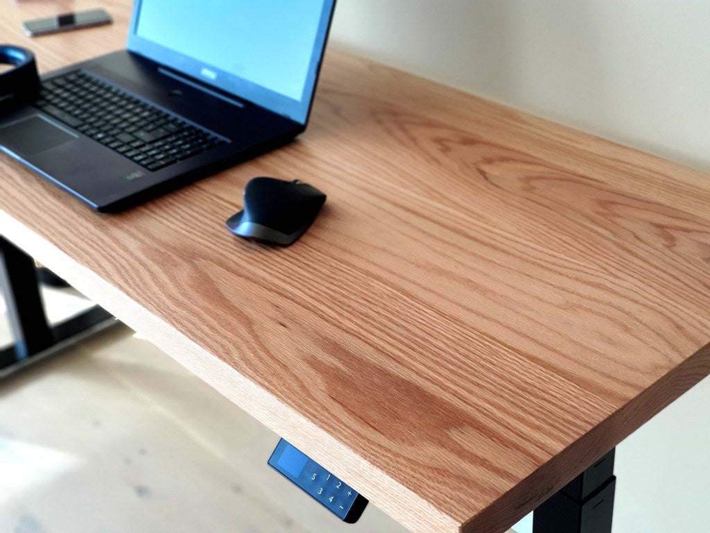 Mesa Elevable Madera Natural - Roble Rojo - Quality
