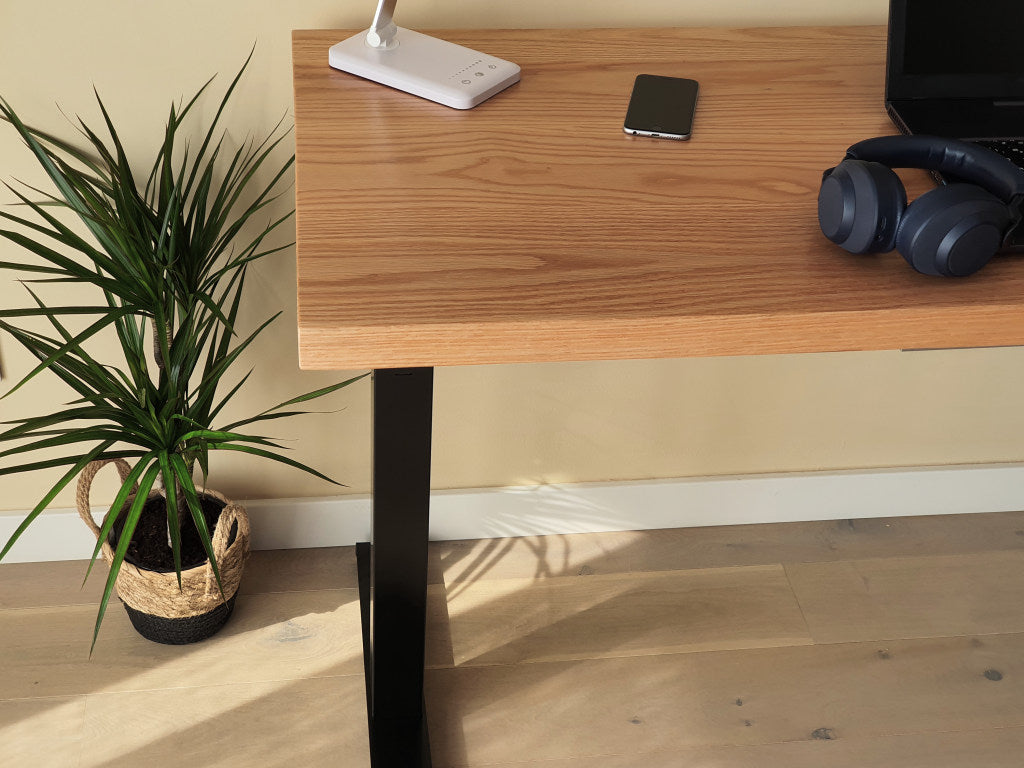 Mesa Elevable Madera Natural - Roble Rojo - Quality