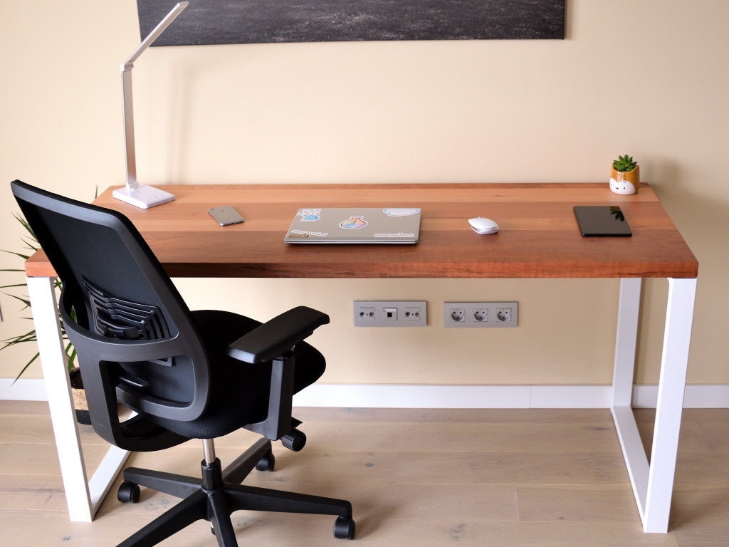 Mesa Madera Natural - Caoba - Frame Deco Premium