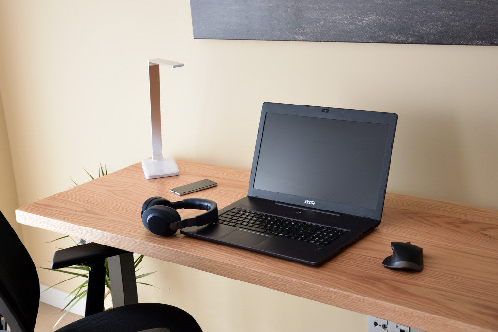 Mesa Madera Natural - Roble Rojo - Frame Office Quality