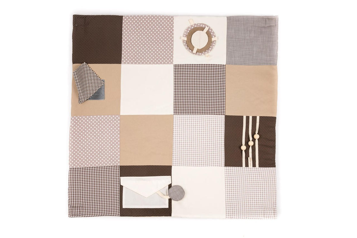 Baby Activity Mat, 100x100cm - Brown