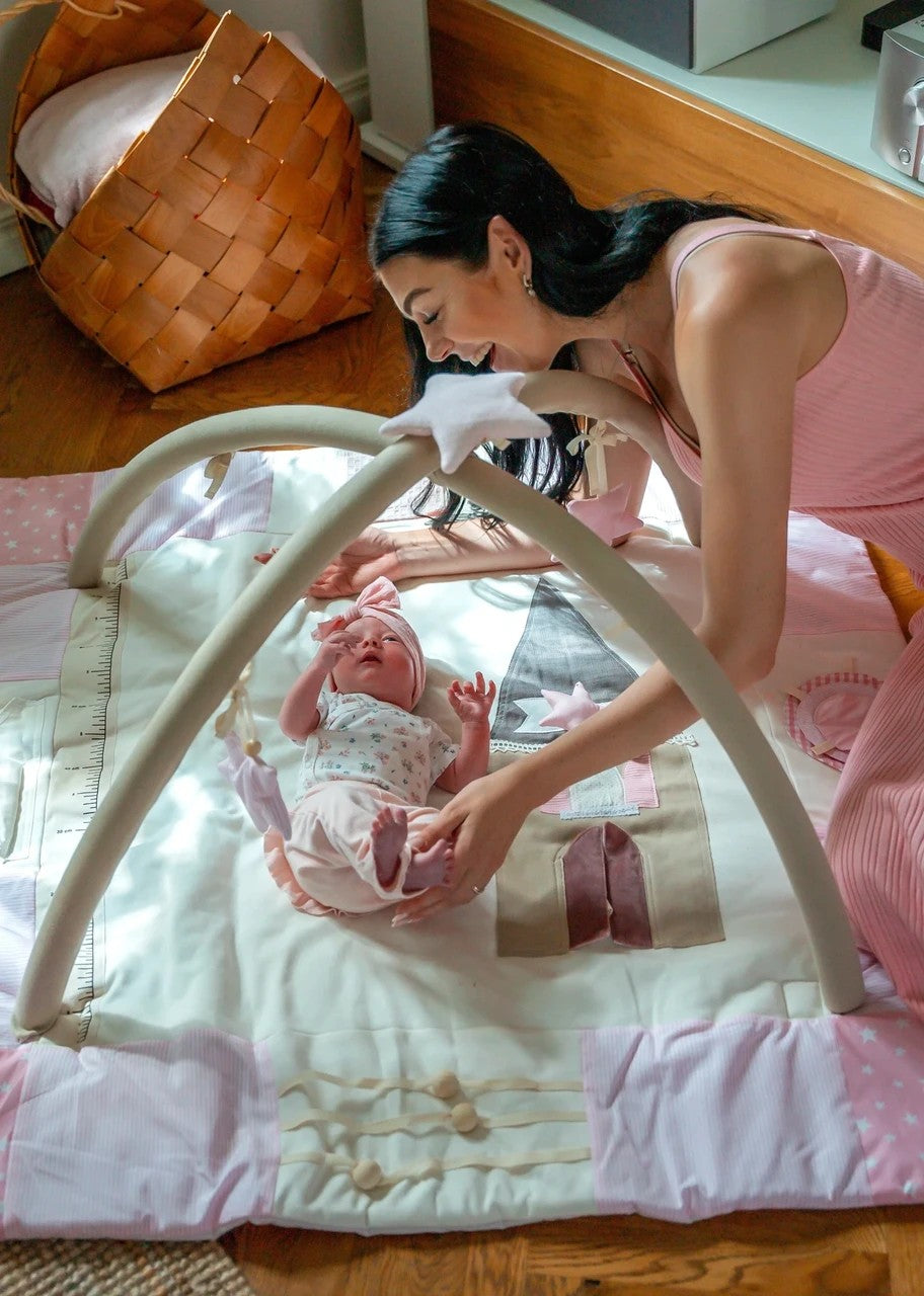 Baby Activity Mat, 120x120cm - Pink