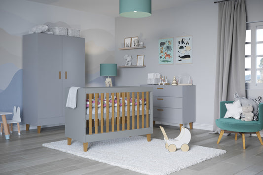 Baby Bed Kubi - Grey