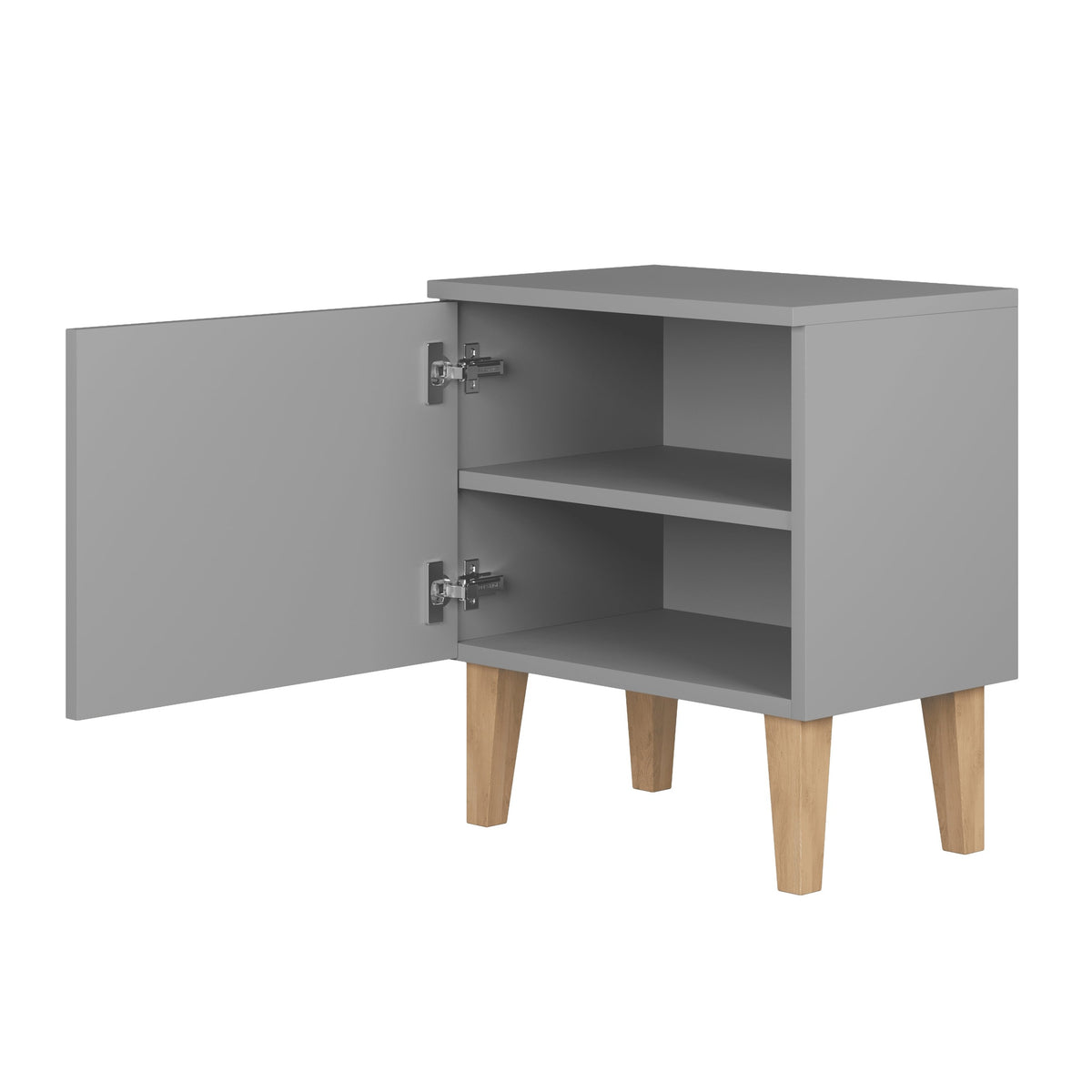 Bedside Table Kubi - Grey