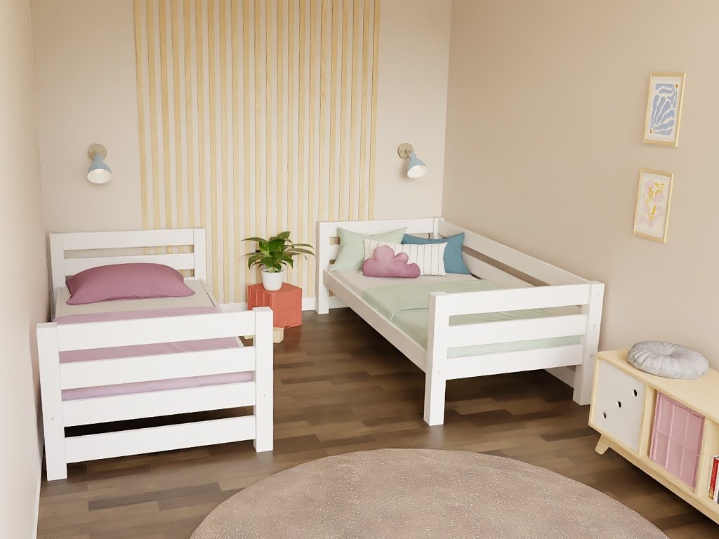 ATLAS Wooden Children's Bunk Bed – 90 × 200 cm