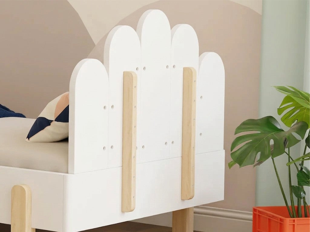 NOVA Arched Wooden Headboard – 90 cm