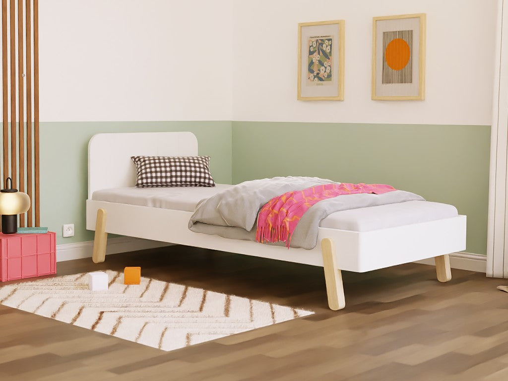NOVA Rectangular Wooden Headboard – 90 cm