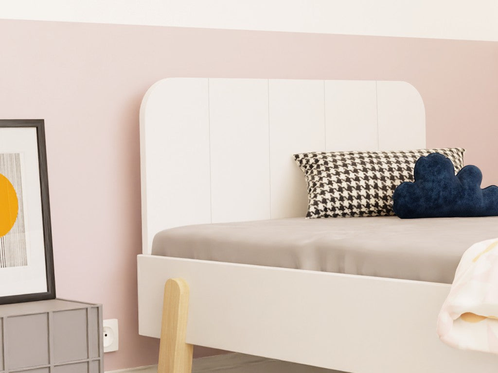NOVA Rectangular Wooden Headboard – 90 cm