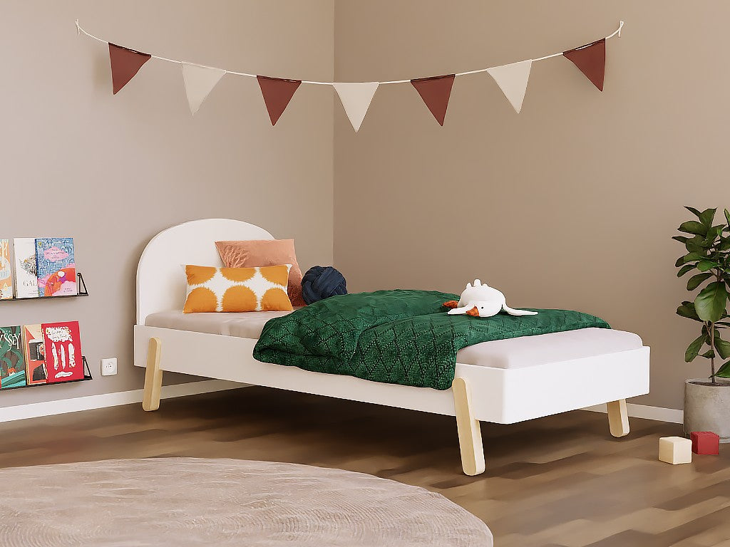 NOVA Round Wooden Headboard – 90 cm