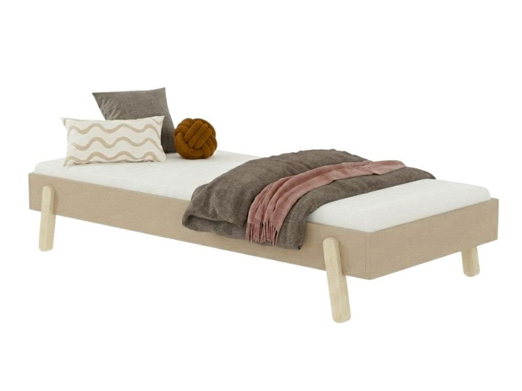 NOVA Wooden Single Bed – 90 × 200 cm