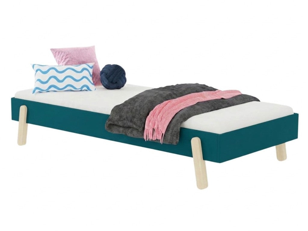 NOVA Wooden Single Bed – 90 × 200 cm