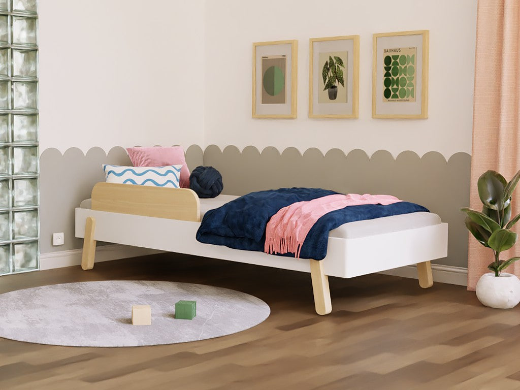 NOVA Wooden Single Bed – 90 × 200 cm
