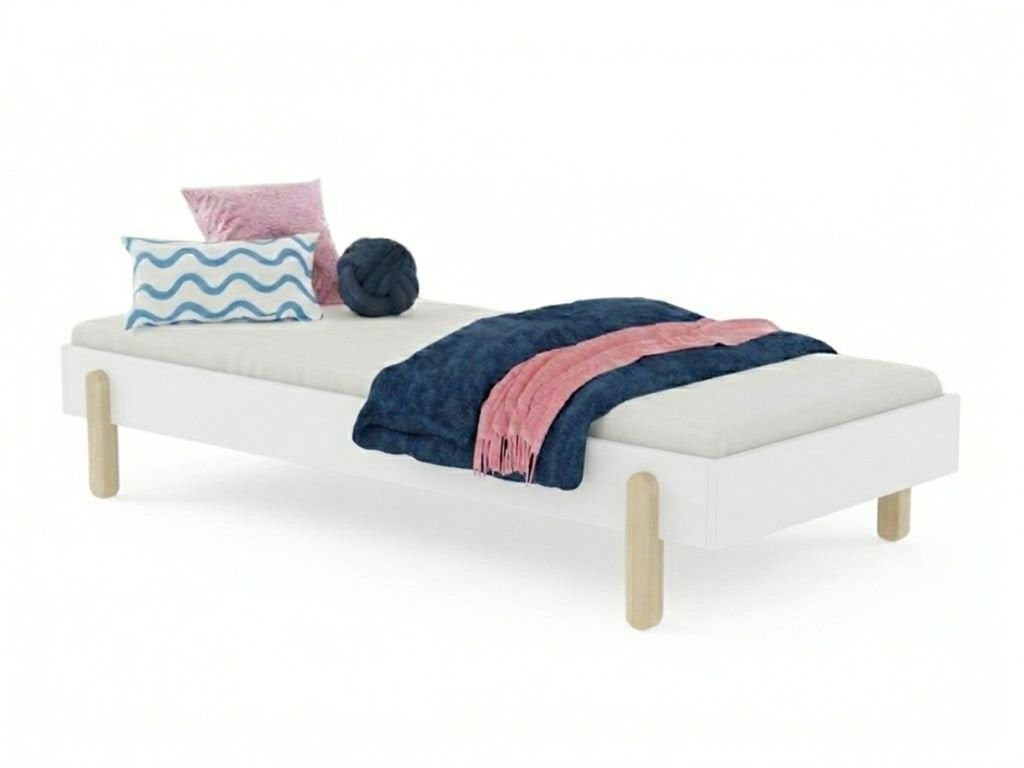 NOVA Wooden Single Bed – 90 × 200 cm