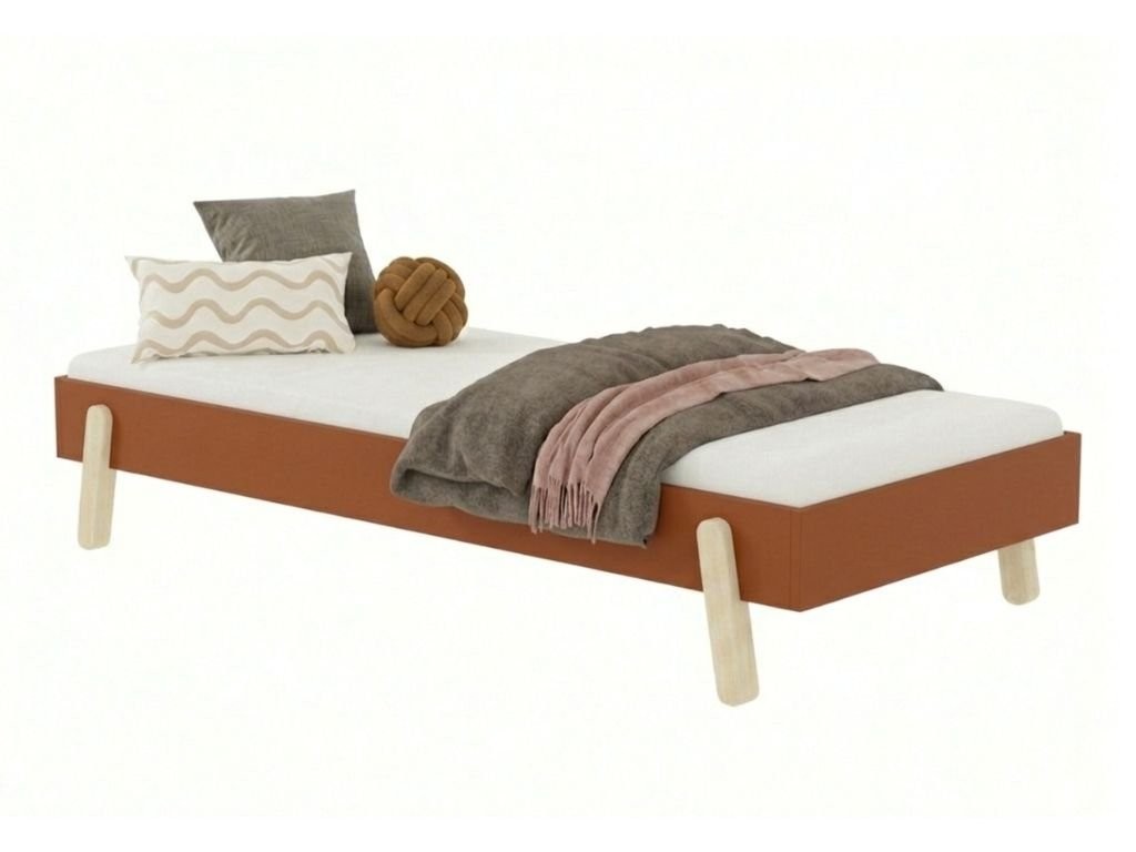NOVA Wooden Single Bed – 90 × 200 cm