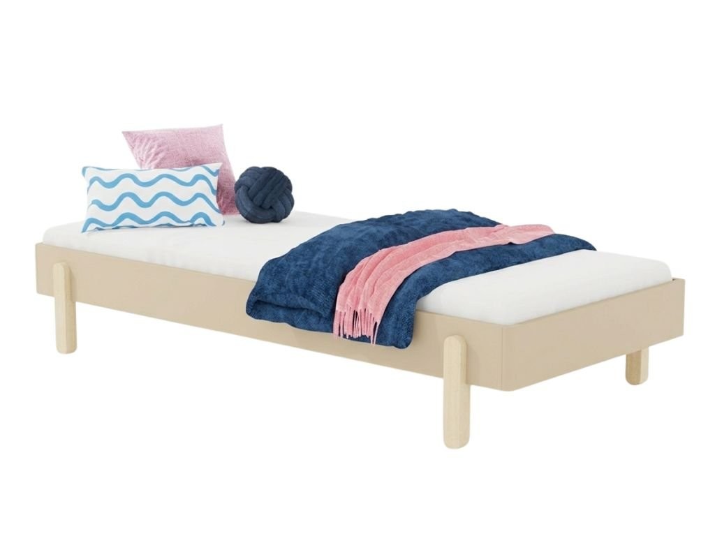 NOVA Wooden Single Bed – 90 × 200 cm