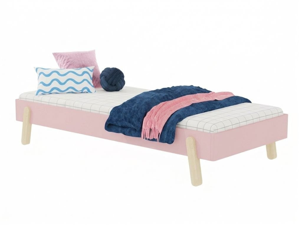 NOVA Wooden Single Bed – 90 × 200 cm