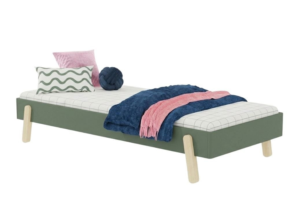 NOVA Wooden Single Bed – 90 × 200 cm