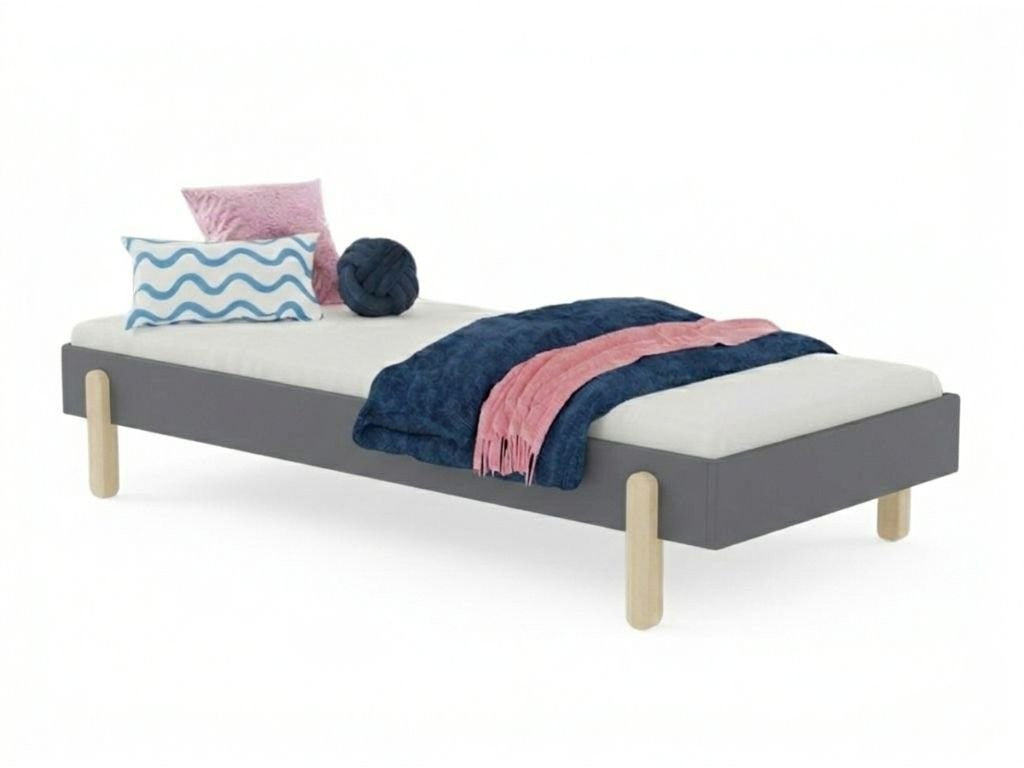 NOVA Wooden Single Bed – 90 × 200 cm
