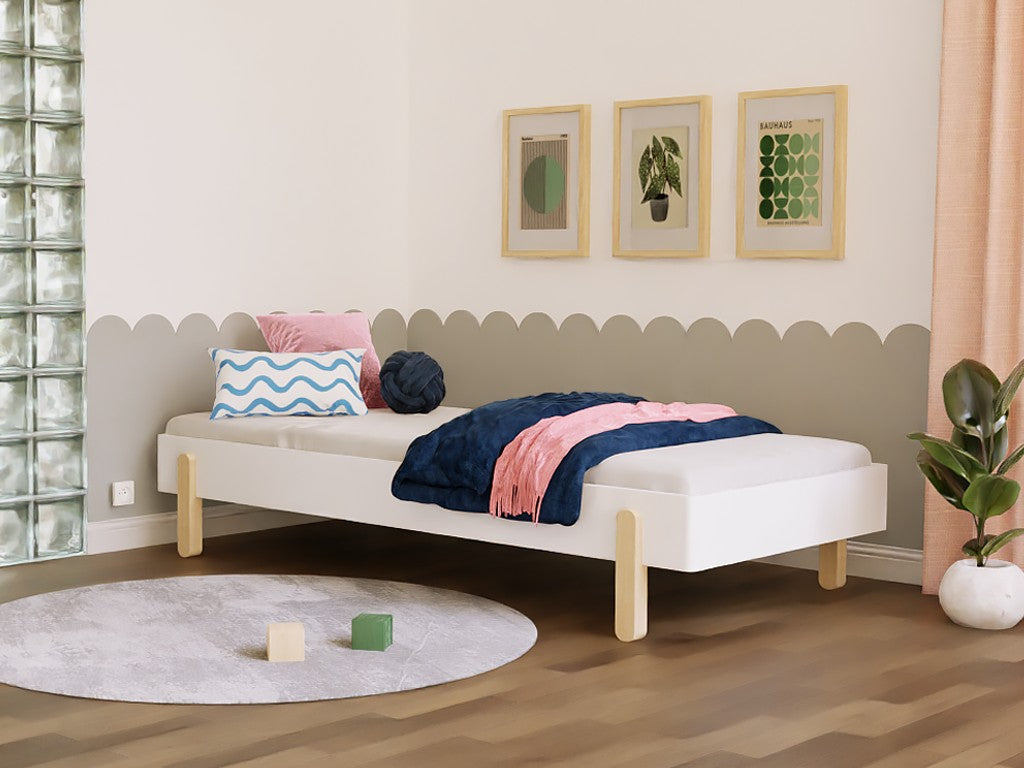 NOVA Wooden Single Bed – 90 × 200 cm