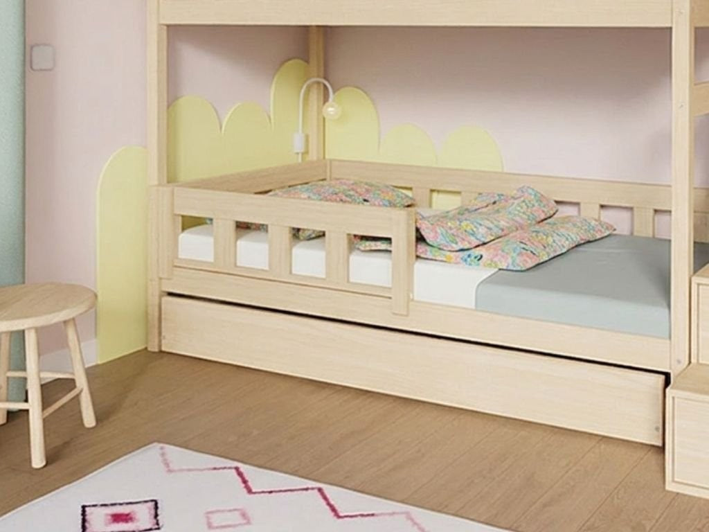 PLOTTY Bunk Bed with Storage Stairs – 90 × 200 cm