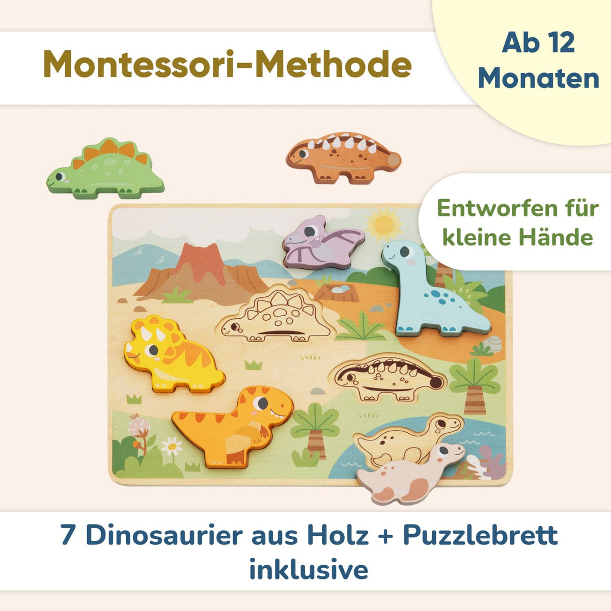 BusyKids Chunky Dinosaur Puzzle