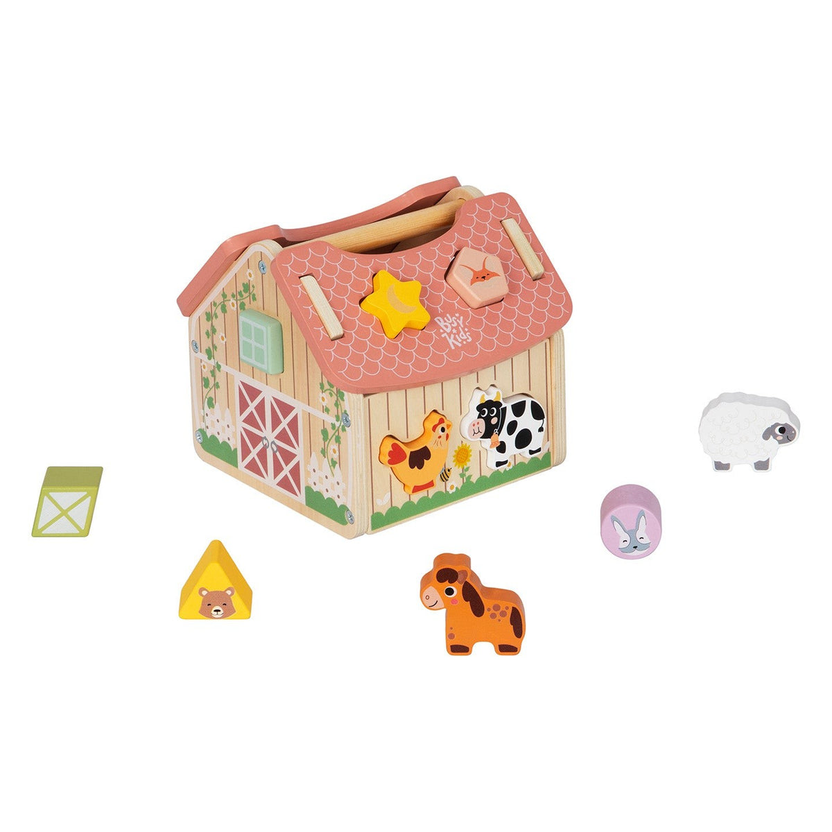 BusyKids Farm Barn Shape Sorter
