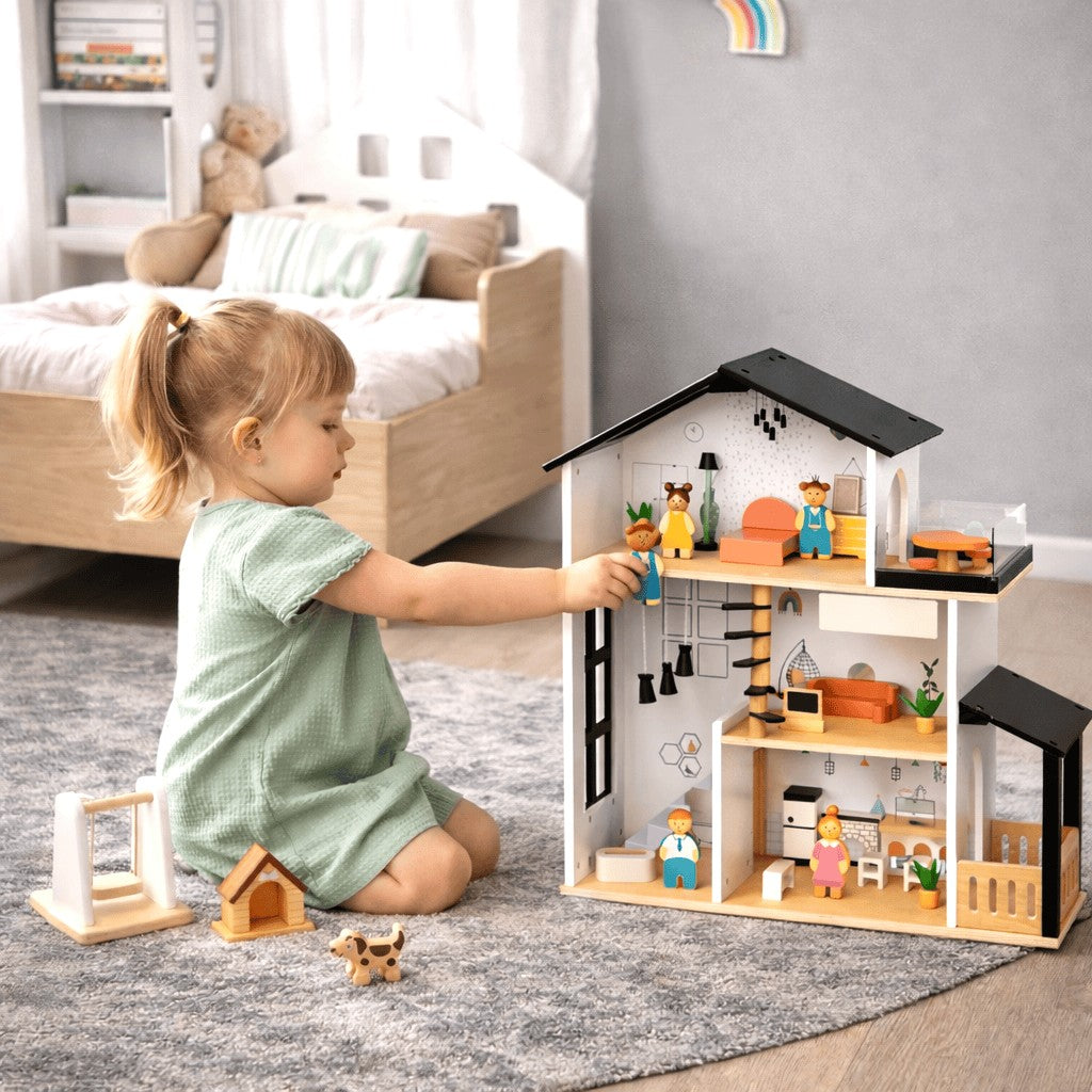 NORDI Three-Storey Dollhouse