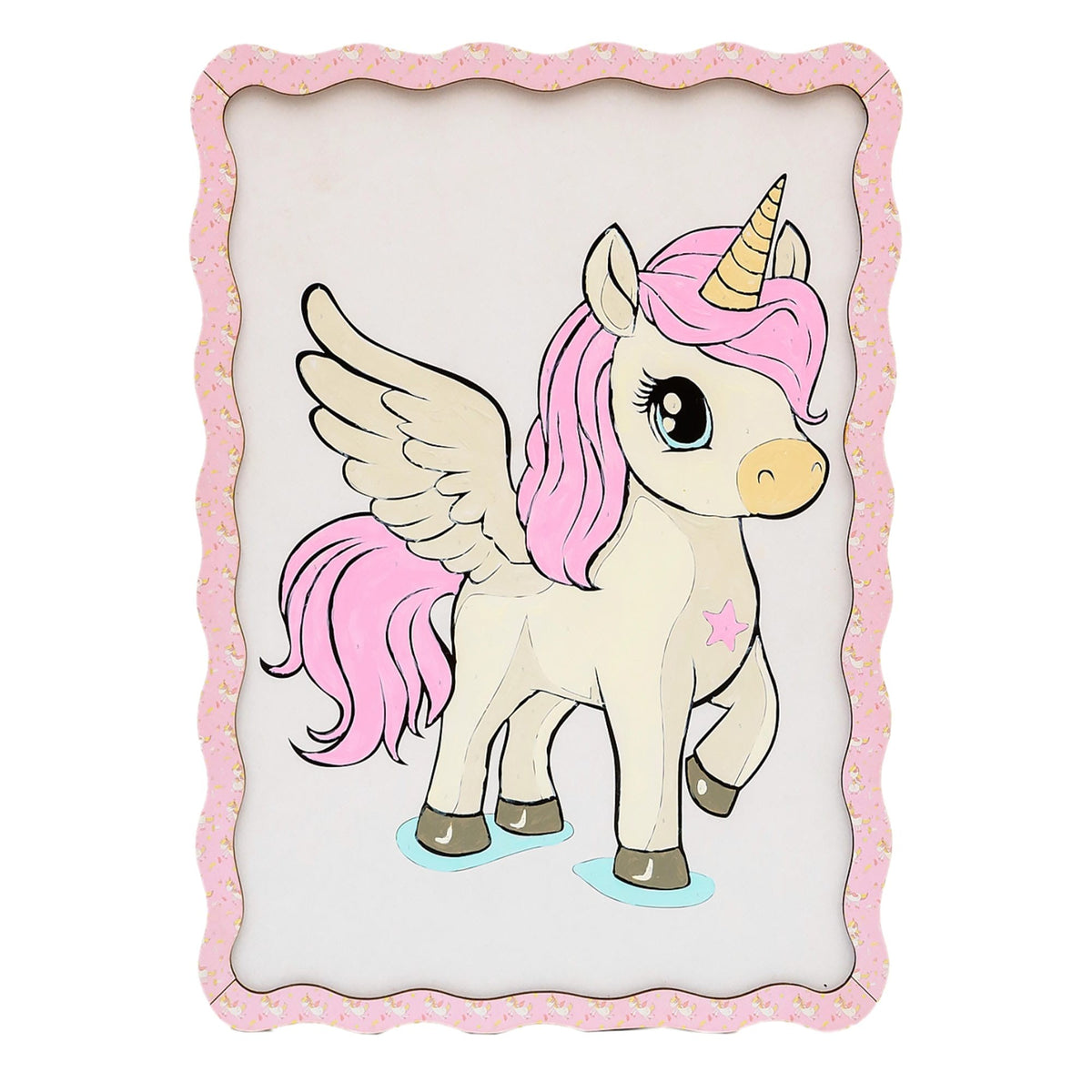 BusyKids Unicorn Paint-by-Numbers Kit