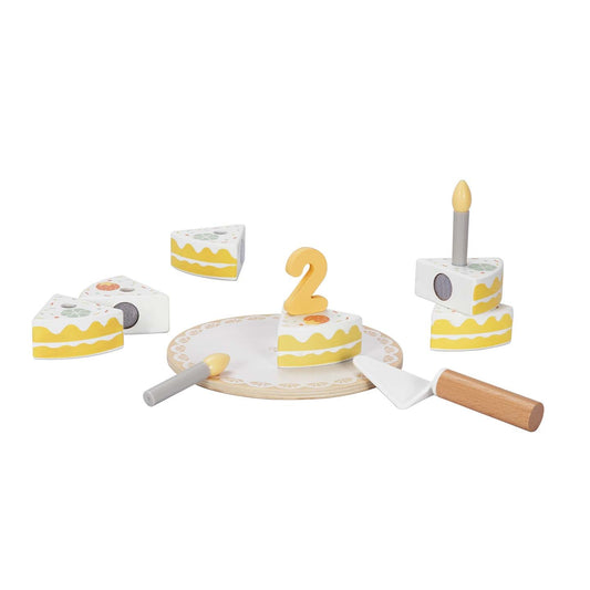 BusyKids Wooden Birthday Cake Play Set