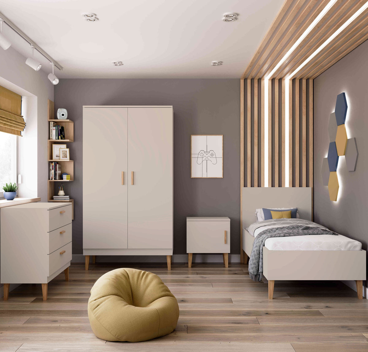 Children's Bed Kubi - Cashmere