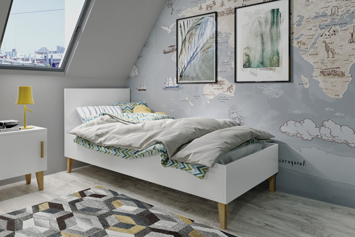 Children's Bed Kubi - White