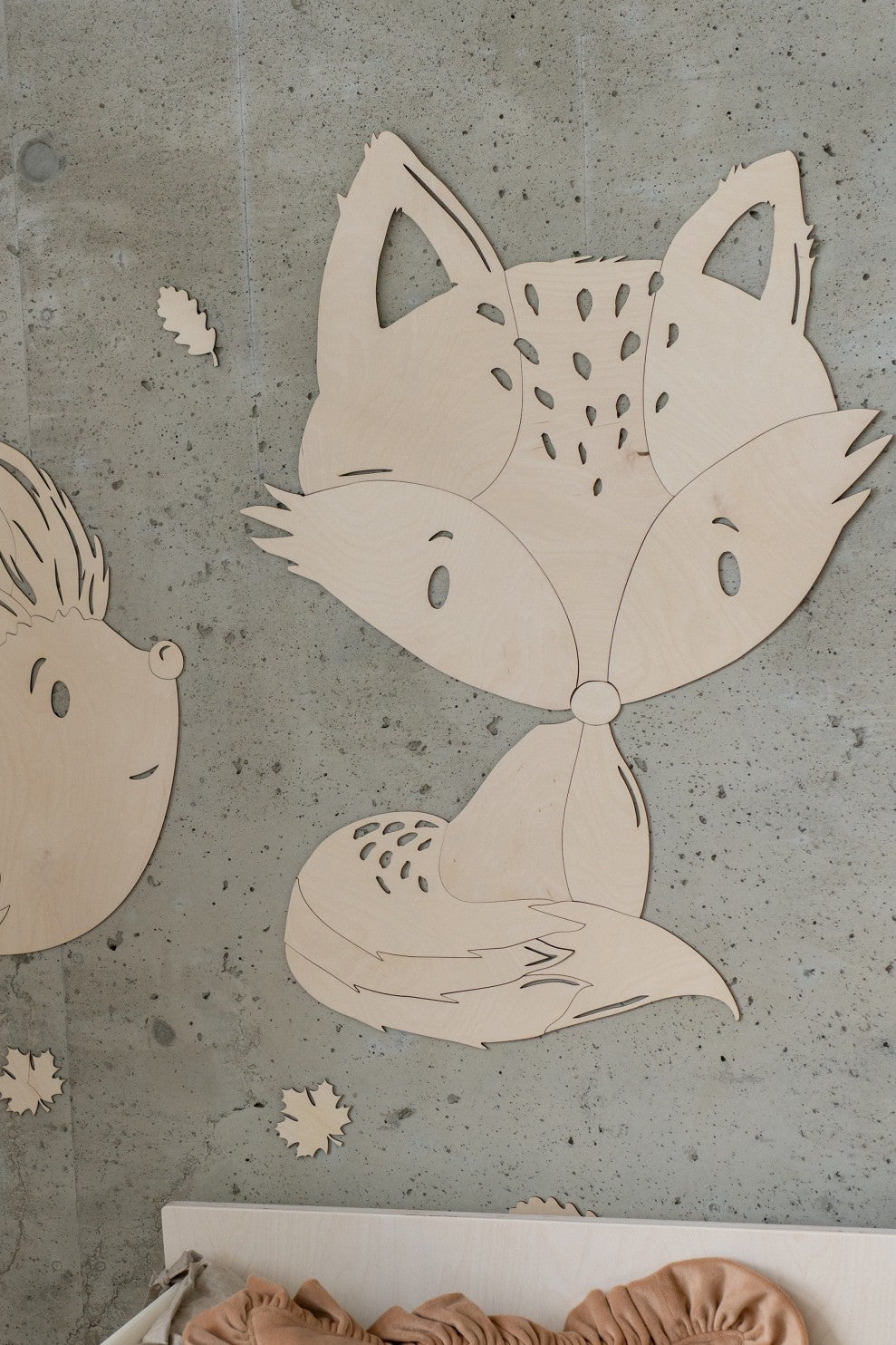 Fox Forest Animal - Wooden Wall Decoration