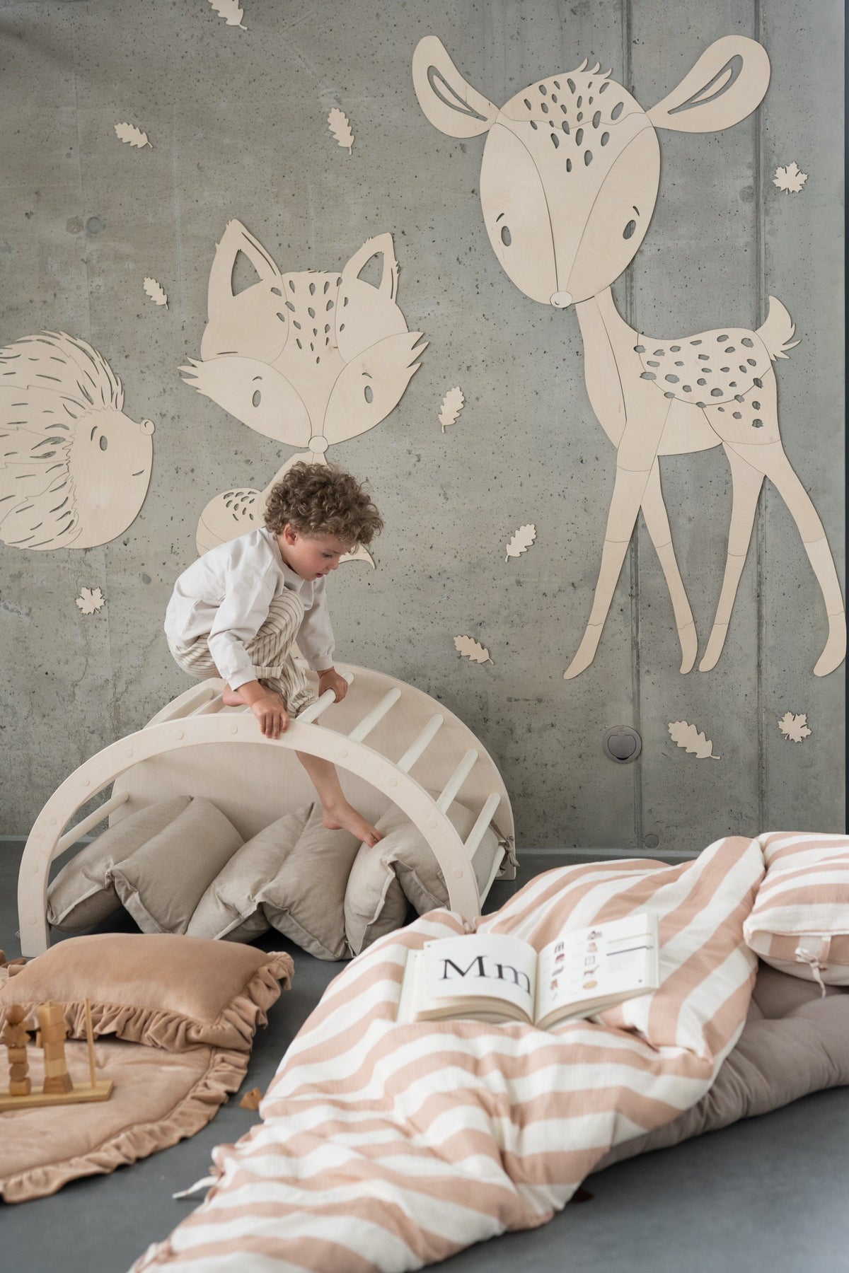 Hedgehog Forest Animal - Wooden Wall Decoration