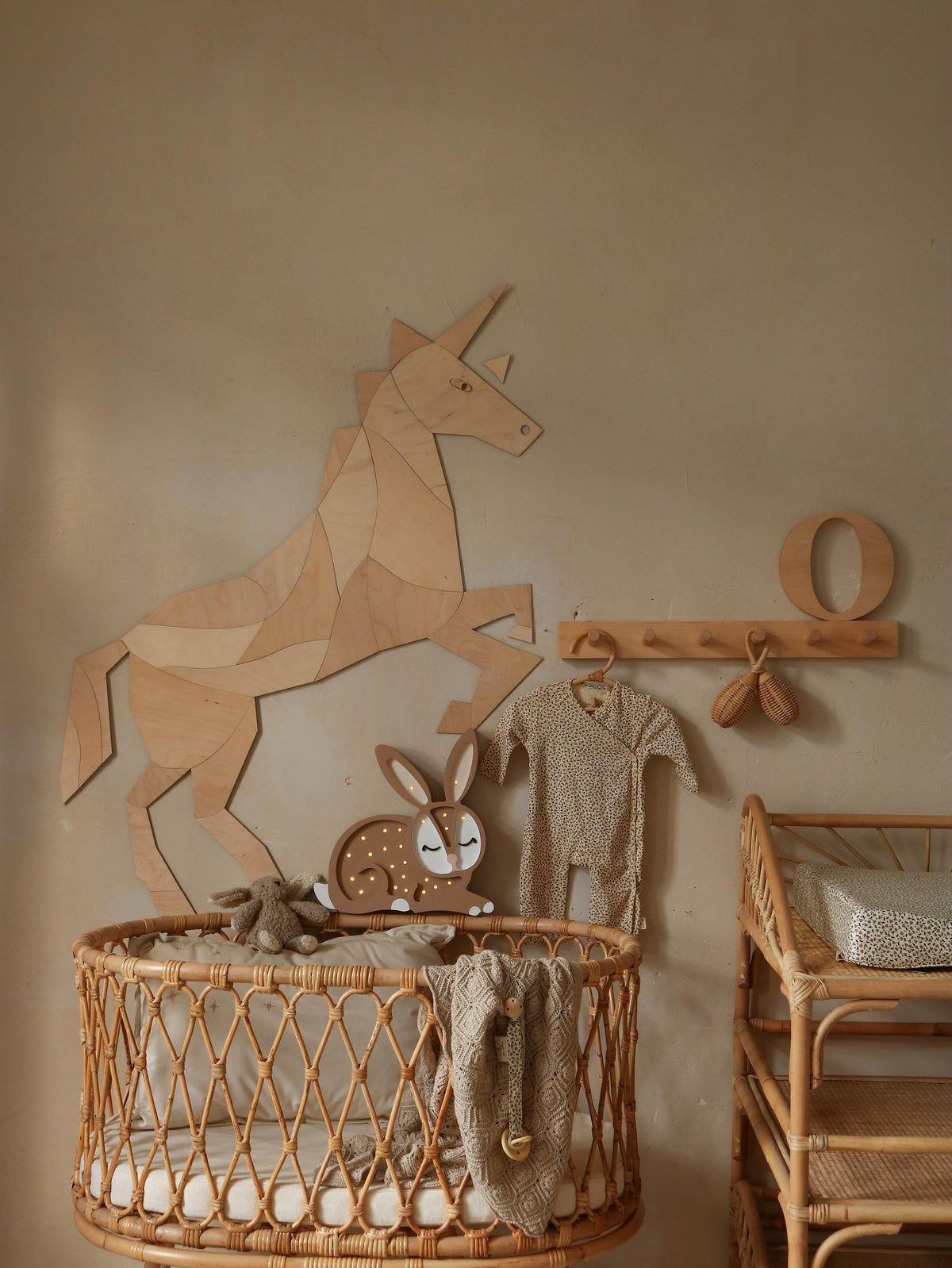 Wooden Wall Decoration - Horse/Unicorn