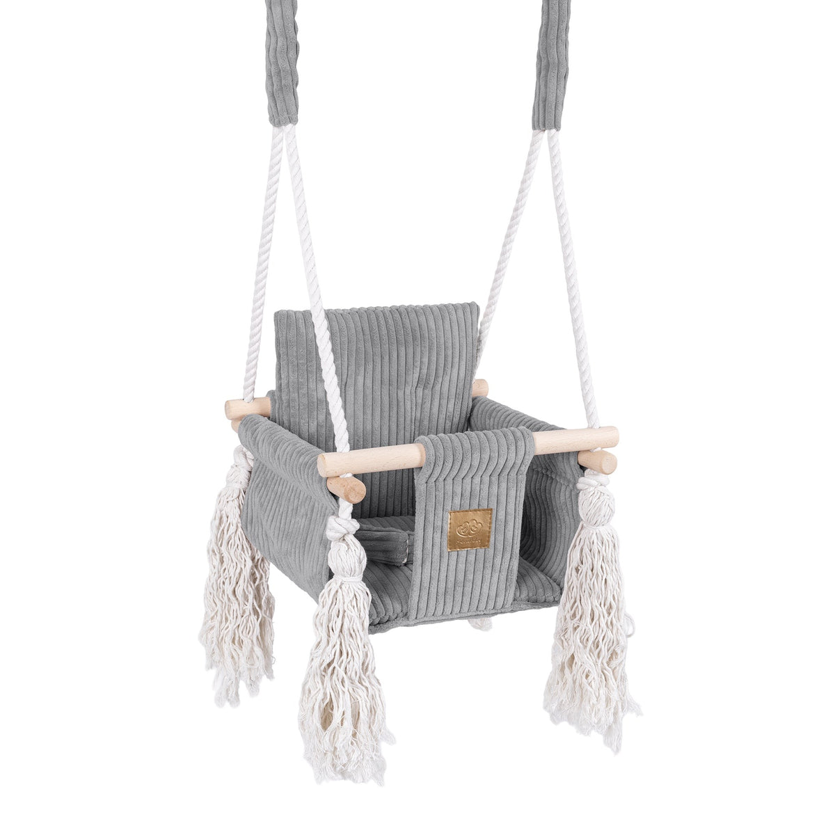 Indoor Baby Swing, Square - Grey