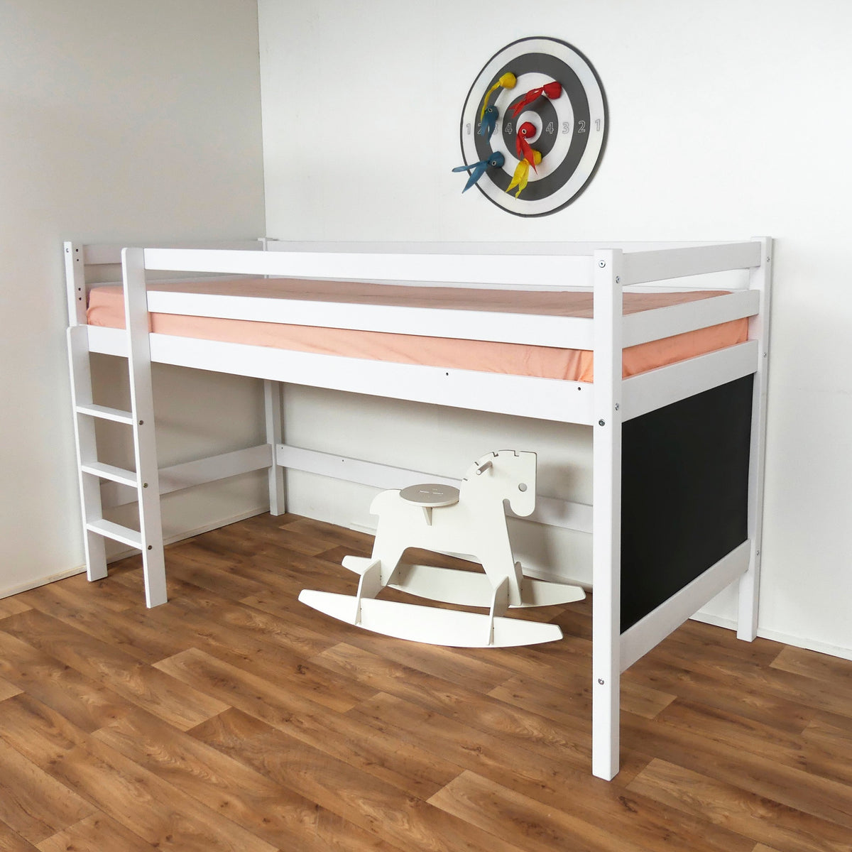 Mid-Height Bunk Bed With Chalkboard