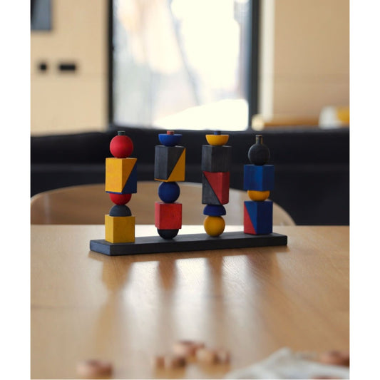 Montessori-inspired Modern Stacking Toy Modern X